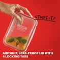 Freshlock Glass Food Storage Container Airtight & Leakproof Locking