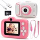 thumbnail image 1 of Cámara para niños videocámara digital hd, regalo de cumpleaños rosa de navidad para niñas, 1 of 5