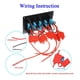 thumbnail image 4 of Panel de Interruptores de 5 Bandas, Caja de Fusibles en Línea de 12 V/24 V, Panel de Interruptores LED, de Corriente con Doble USB, Voltímetro LED para y Camión, 4 of 9