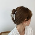 thumbnail image 3 of uds. De pinzas para el pelo de perlas grandes, pinzas para el pelo blancas y negras, pinzas para el pelo largas y gruesas, pasadores, accesorios para el cabello para mujeres y niñas Vhermosa CZMR-XM35-1, 3 of 6