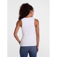 thumbnail image 4 of Scenario Women's Ribbed Tank Top with Lace Trim, Sizes XS-XXXL, 4 of 6