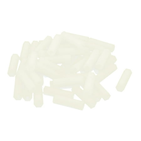 

Unique Bargains 20mm 3mm Female Thread White Nylon PCB Spacer Hex Stand-Off Pillar Nut x 50