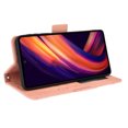 thumbnail image 5 of Case for Motorola Edge 30 Ultra Cover Adjustable Detachable Card Holder Magnetic closure Leather Wallet Case - Pink, 5 of 5