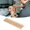 thumbnail image 3 of Golden Comb, Hairdressing Golden Hair Comb Zinc Alloy Wide Teeth  for Barber, 3 of 7