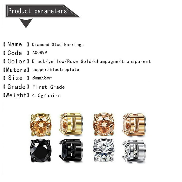 Yoursfs Stud Earrings For Women - 18k Gold Plated Hypoallergenic Statement Earrings, Pierced