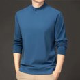 thumbnail image 1 of pstuiky camisas de manga larga para hombre, Pijama deportivo para hombre, para estar en casa, color liso, camiseta deportiva top de hombre l, 1 of 5