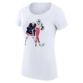 thumbnail image 2 of Women's G-III 4Her by Carl Banks White Washington Capitals Super-Slim Fit Lightweight Hockey Girls T-Shirt, 2 of 3