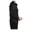 thumbnail image 3 of Yellow Rooster Women's Long Sleeve SuperPro Twill Shirt Black XS, 3 of 6