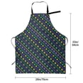 thumbnail image 5 of Bingfone Mardi Gras Strings of Beads Apron Gifts For Men, Women Professional Grade Chef Apron for Kitchen,BBQ & Grill, 5 of 8