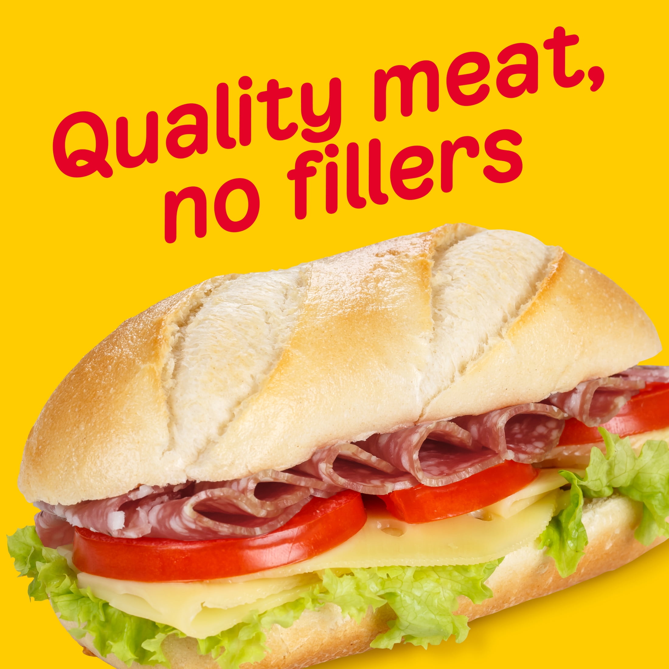 Oscar Mayer Beef Cotto Salami Sliced Lunch Meat, for Sandwiches and Easy Lunches, Quality Meat, No Fillers, 16 oz