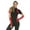 Black/Red, variant on InstantFigure Cycling Compression Shirt With Back Pockets AWT026