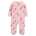 thumbnail image 2 of Mameluco Carter's para Niña Estampado Rosa Talla 6-9 M, 2 of 5