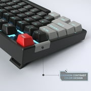 MageGee 75% Mechanical Gaming Keyboard, Blue Switch, LED Blue Backlit, 87 Keys Compact TKL Wired Keyboards