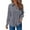 a-Dark Gray6220, variant on Women Shirts Ladies Solid Color Waffle Blouse With Front Pockets Long Sleeve Button Down Lapel Shirt For Spring Summer Easy Care Options Comfortable Tops