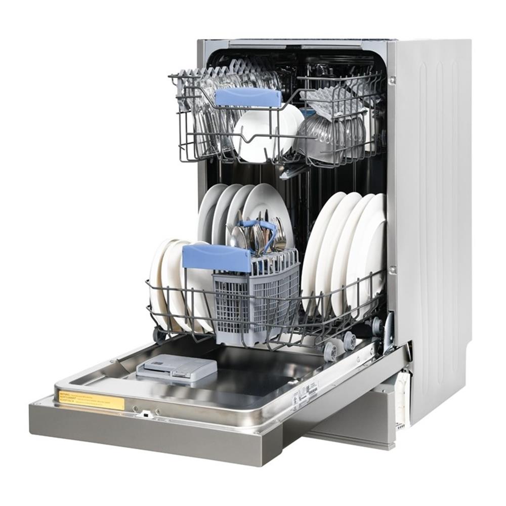 Pemberly Row 18" Built-in Dishwasher 10 Place 8 Wash 1/2Load Sensor Wash 110V