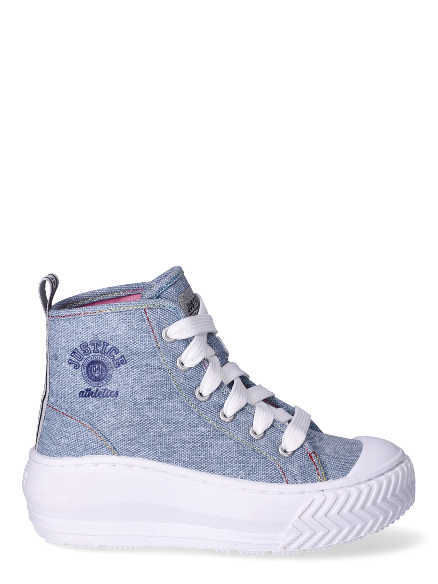 Justice holographic high top sneakers best sale