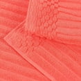 thumbnail image 3 of Superior Soho Ribbed Cotton 8-Piece Assorted Towel Set, Coral, 3 of 9