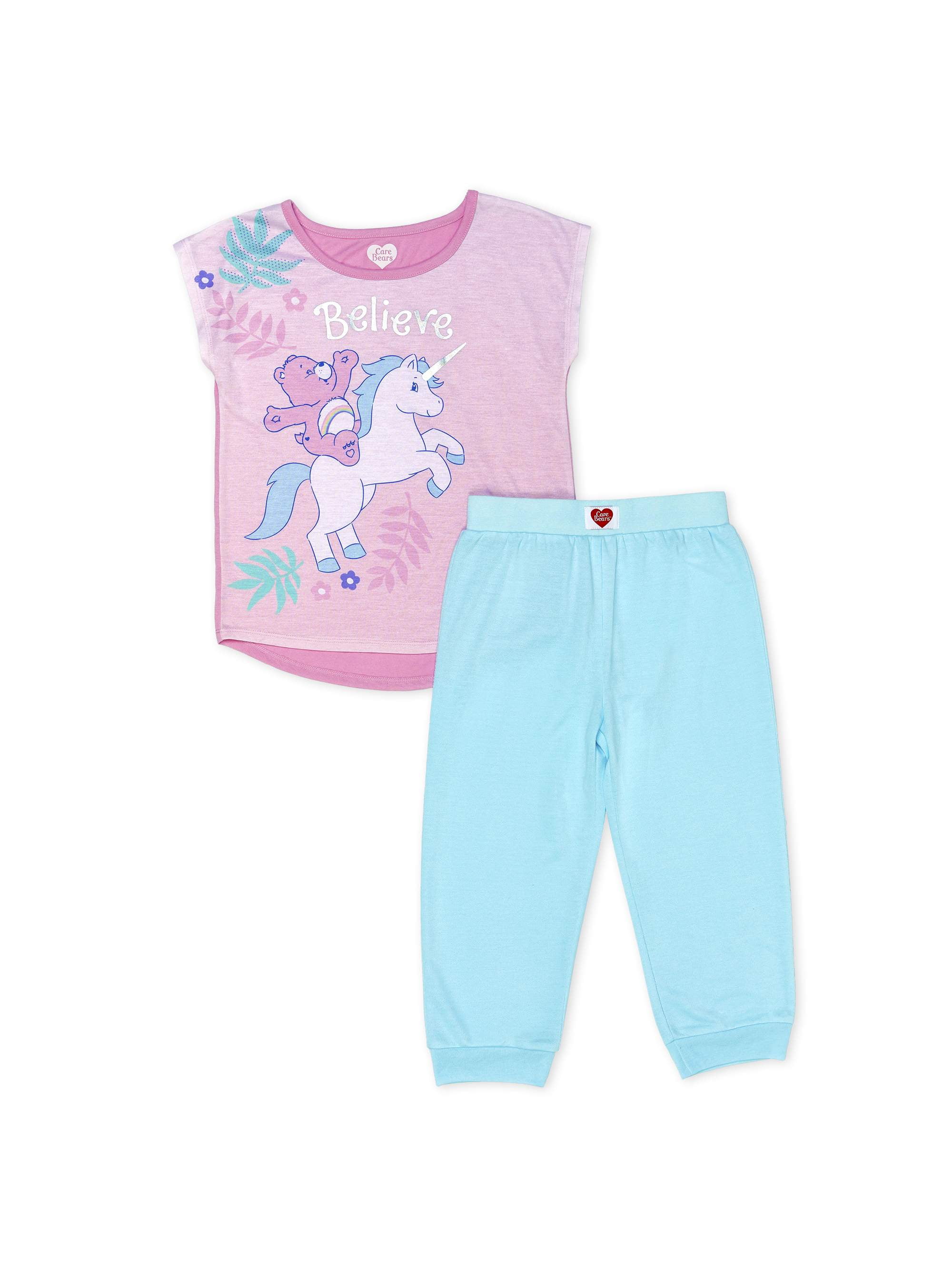 Care Bears Little Girls Hug It Out Pajamas 3T