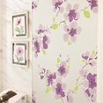 thumbnail image 2 of LELINTA Purple Flower Waterproof Window Glass Sticker Waterproof Frosted Privacy Home Bathroom Removable Decals Self Adhesive Film Wall Sticker, 2 of 5