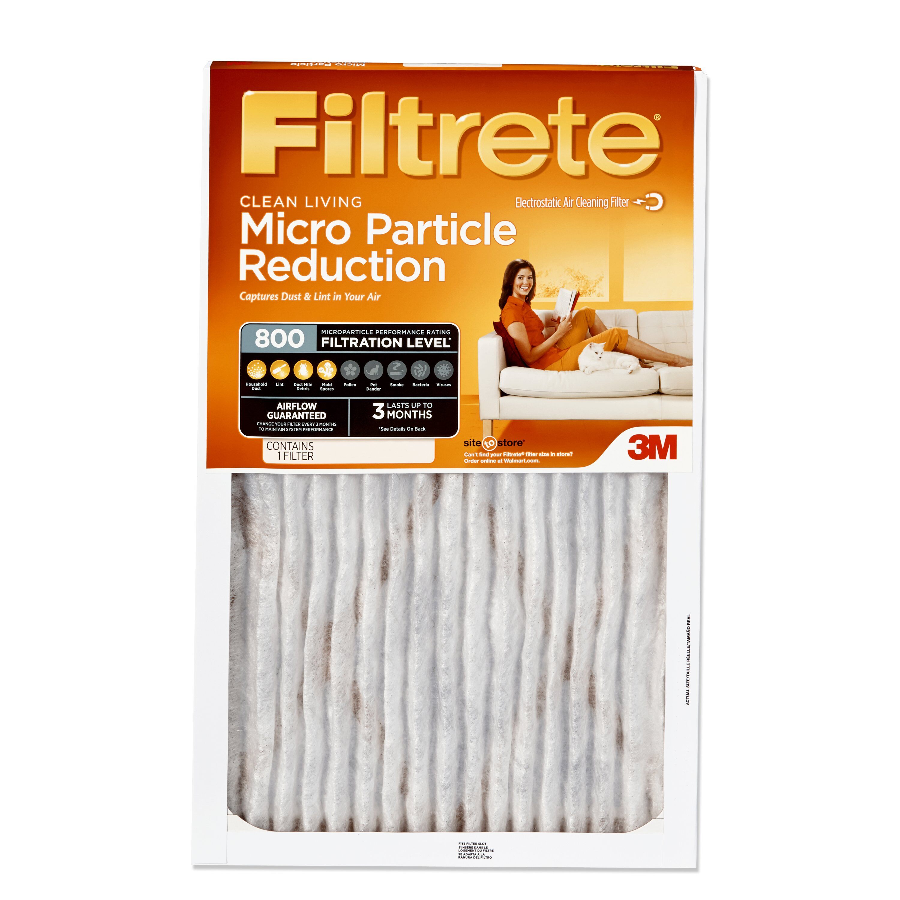 Filtrete 18x25x1, Allergen Defense Micro Particle Reduction HVAC
