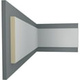 thumbnail image 5 of Ekena Millwork 7 1/2"W x 3/4"P x 78 3/4"L, Traditional Smooth Flat Trim Moulding (12-Pack), 5 of 6