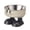 Milky, variant on Cartoon High-Footed Cat Bowl with a Smiling Face, Designed to Prevent Tipping And Protect Against Cervical Spine Issues for Pets, Suitable for Dogs And Cats, Without Battery