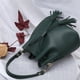 thumbnail image 4 of Bolso tipo Cubo Sonducket de Piel Sintética con Borlas y Cordón Verde, 4 of 6