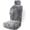 Charcoal gray, variant on Zone Tech Genuine Sheepskin Ivory Car Seat Cover, Fluffy Luxury Wool Front Seat Covers, Universal Fits Car, Truck, SUV, & Van