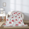 thumbnail image 2 of Rateoe Trains Pattern Flannel Throw Blanket, Ultra-soft Blanket for Bed, Couch, Car, Hypoallergenic Anti-pilling blanket-50"x40"(Vertical), 2 of 6