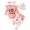 Pink, variant on dmqupv Long Sleeve Romper Girl Outfit Baby Girl Going Home Outfit Ruffle Ribbed Romper Top Floral Pants Set Cute Clothes Green,Size for Newborn