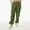 Army Green, variant on Babysbule Womens Fall Solid Pants Casual Trousers High Waist Drawstring With Multi-Pockets Long Pants