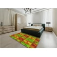 thumbnail image 4 of Ahgly Company Indoor Square Patterned Pistachio Green Area Rugs, 3' Square, 4 of 6