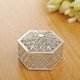 thumbnail image 4 of Matsuzay Caja de regalo cuadrada Hexagonal, caja ligera para recuerdo de boda, apariencia exquisita, cajas de dulces de gran capacidad, aperitivos de Kits de decoración para fiestas Plata Hexágono Matsuzay HA005888-02, 4 of 6