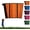 Orange, variant on Anti-Fly Horse Leg Mesh Protectors – Set of 4 Breathable Summer Boots, 360° Coverage Fly Boots for Horses, Adjustable Closures, Ventilated Mesh Horse Fly Boots, Insect Shield for Stable Trail (Purple
