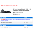 thumbnail image 2 of Oil Pan - Compatible with 1980 - 1983 Chevy Citation 2.5L 4-Cylinder 1981 1982, 2 of 2