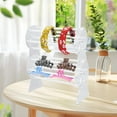 thumbnail image 2 of 2 Tiers Hair Claw Clip Organizer, Acrylic Claw Clip Storage Holder, Rotatable Design for Vanity or Desktop, Present for Women, 2 of 5