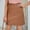 Brown, variant on Oalirro Leather Skirt Gift for Her Mini Skirts for Women Women Fashion Leather Stretch Casual Half-length Hip Zipper Skirt Brown