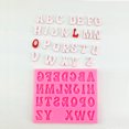 thumbnail image 3 of 3pcs Mini Letter Resin Molds - Small Silicone Number Alphabet Epoxy Casting Mold For Diy Keychain Pendant Earring Jewelry, Gummy Candy Chololate Cake Decoration, 3 of 7
