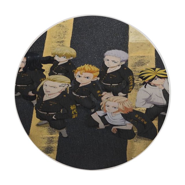 Posavasos de tierra de diatomeas absorbente de Tokyo Revengers, aislamiento antideslizante de tierra de diatomeas inodoro que protege la superficie de la mesa contra daños Talla única