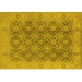 thumbnail image 1 of Ahgly Company Indoor Rectangle Oriental Yellow Traditional Area Rugs, 2' x 3', 1 of 4