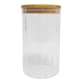 thumbnail image 1 of Recipiente Home Trends de Vidrio con Tapa de Bambú 1 Litros, 1 of 4