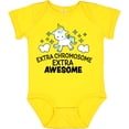 thumbnail image 3 of Inktastic Extra Chromosome Extra Awesome with Unicorn Boys or Girls Baby Bodysuit, 3 of 5