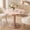Blush Pink, variant on Aukfa 31.5" Round Sintered Stone Dining Table for 2-4, Kitchen Table Tulip Table with Rose Gold Pedestal Base for Bistro Small Apartment,Emerald Green