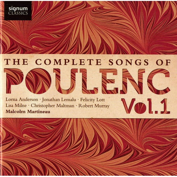 F. Poulenc - Complete Songs 1 - Music & Performance - CD