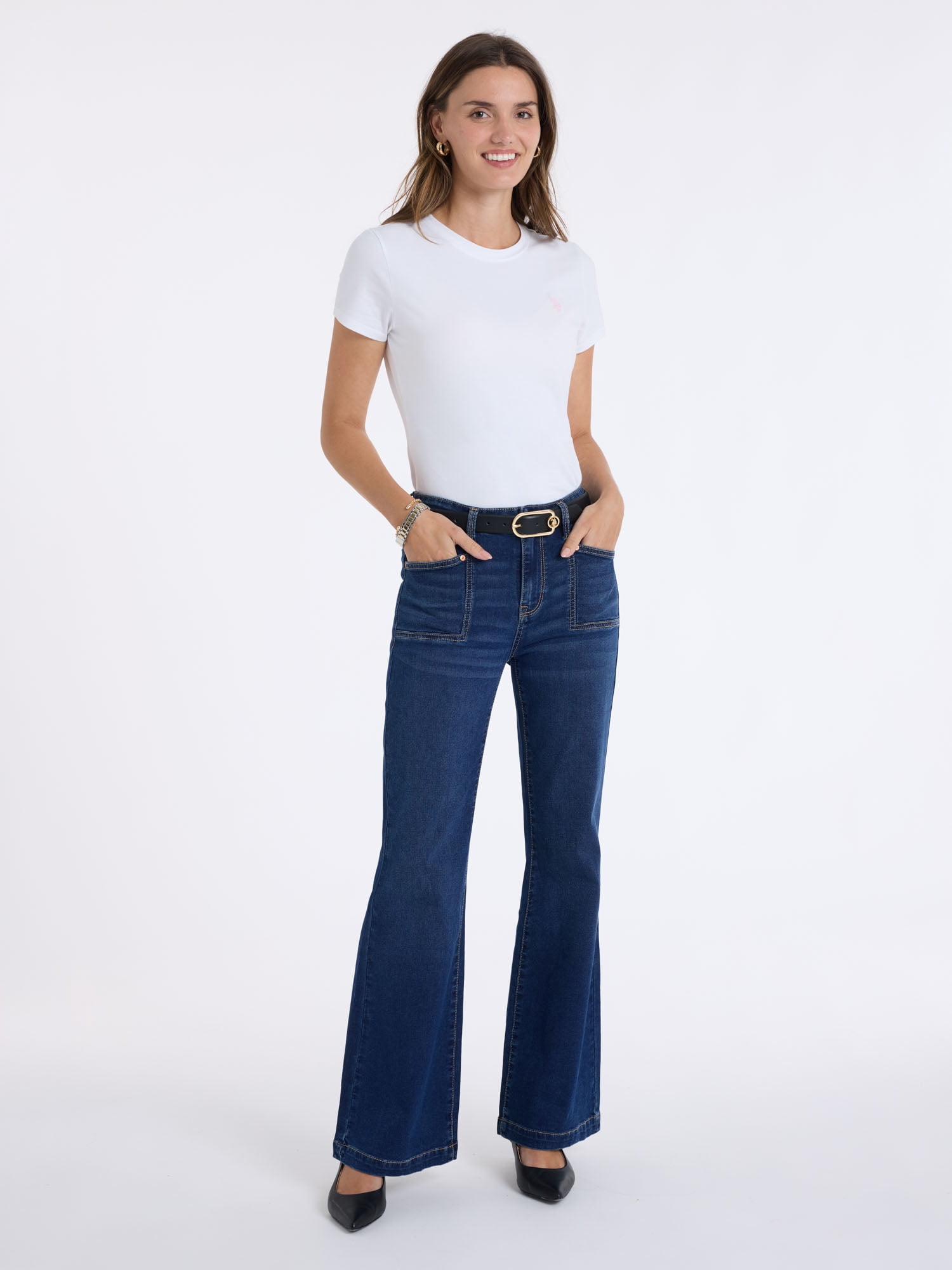 U.S. Polo Assn. Women's Luxury Feel Crew Neck Tee