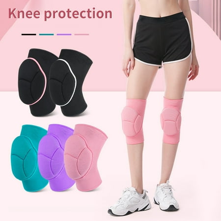 

YLmarket 1Pc Thermal Knee Pad Soft Protective Anti-deformed Multi-function Women Running Sports Kneepad for Outdoor Pink