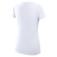 thumbnail image 3 of Women's G-III 4Her by Carl Banks  White New York Yankees Filigree Team V-Neck Fitted T-Shirt, 3 of 3