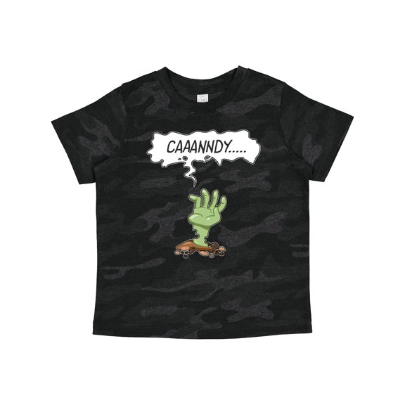 Inktastic "caaaanndy...." Halloween Zombie Hand Boys or Girls Toddler T-Shirt