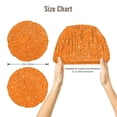 thumbnail image 5 of Yiaed Orange Glitter2 Print Satin Bonnet Silk Bonnet Hair Bonnet for Sleeping Hair Bonnets, 5 of 6