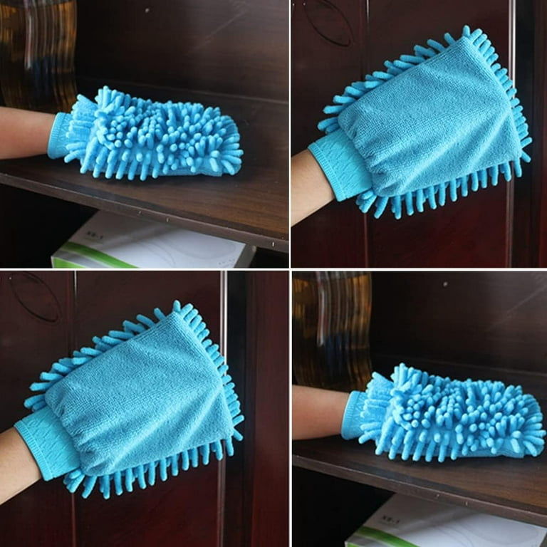 Car Washing Gloves | Soft Absorbent Auto Detail Wash Mitts - Wash Cloth  Dust Gloves for Cleaning Car Body, Windscreen, Side, Tiles, Ceramics